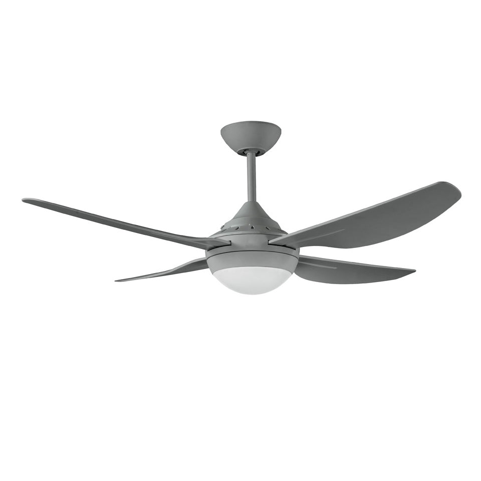 Harmony II 1200mm Led Titanium ABS Plastic Contoured 4 Blade Ceiling Fan with Light by Ventair
