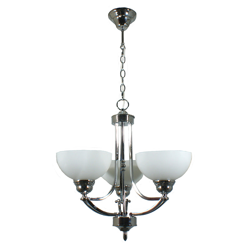 Houston 3 Light Pendant Chrome