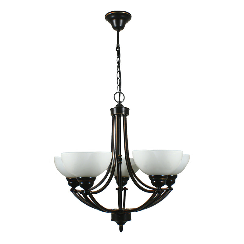 Houston 5 Light Pendant Bronze