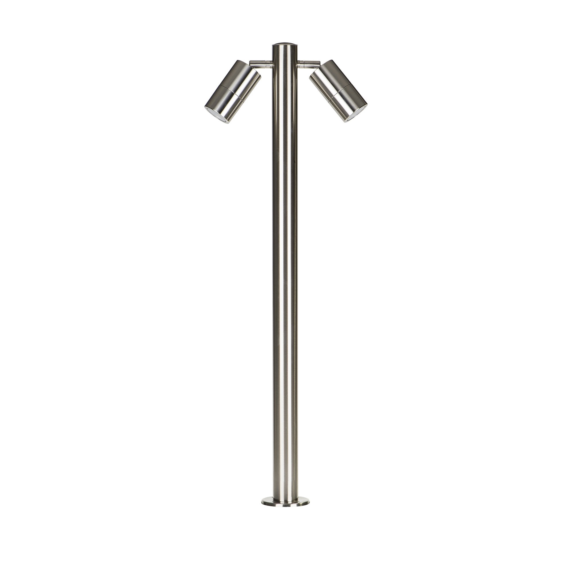Tivah Tri-Colour 316 Stainless Steel Dual Spotlight Bollard 240v