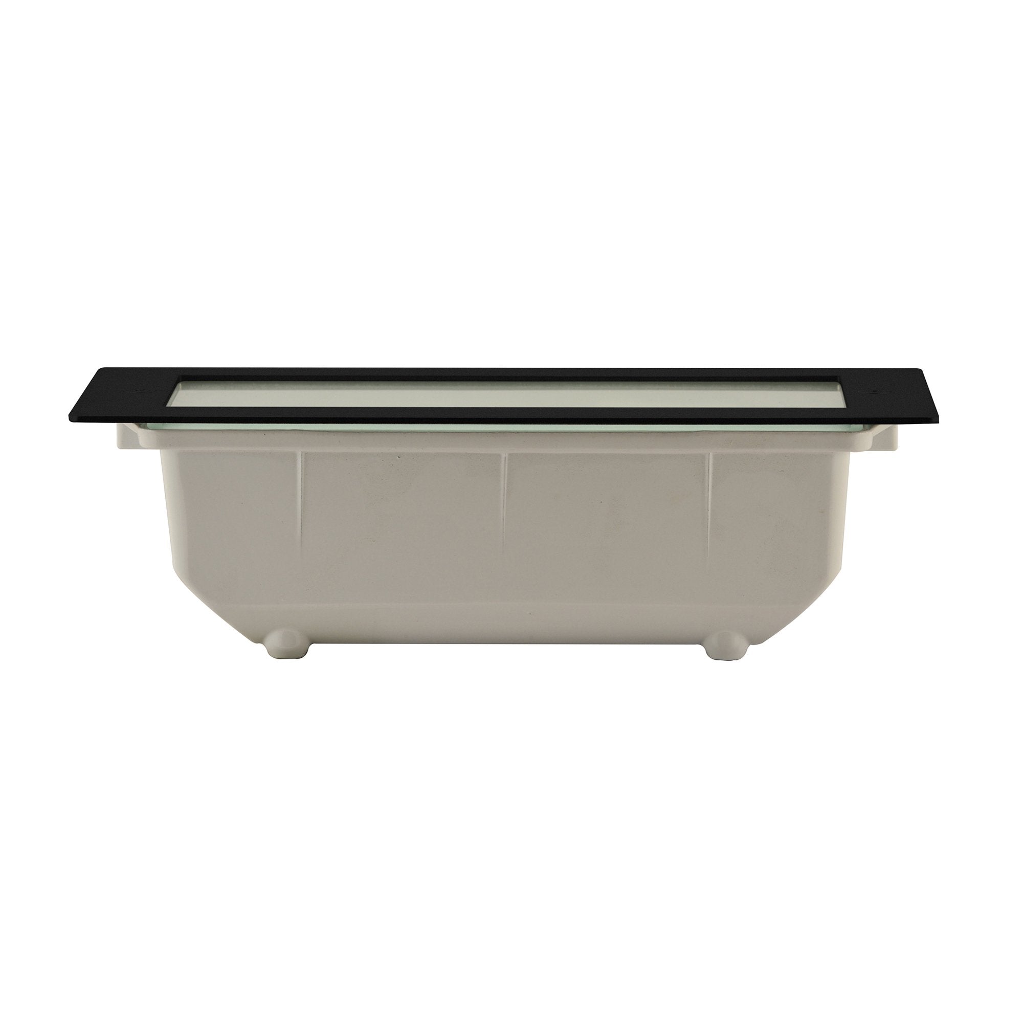 Bata Open-face Black Recessed Wall Brick Light