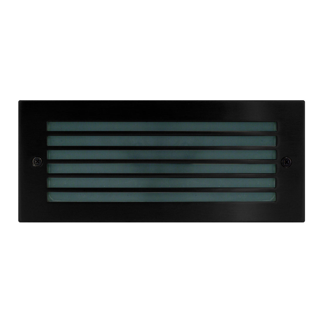 Bata Grille Face Black Recessed Wall Brick Light