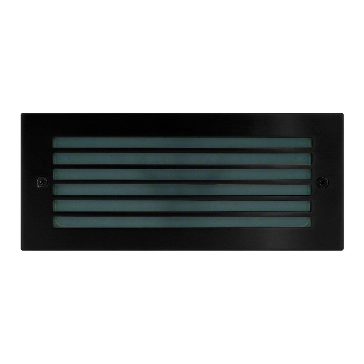 Bata Grille Face Black Recessed Wall Brick Light