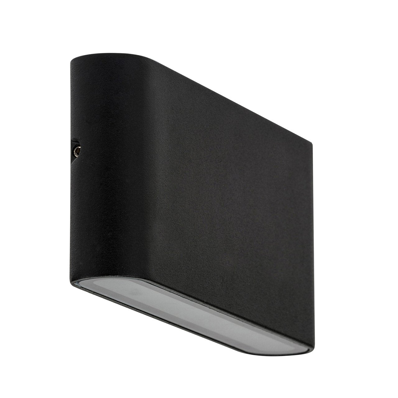 HV3643T Lisse Large Black Fixed Down LED Wall Light