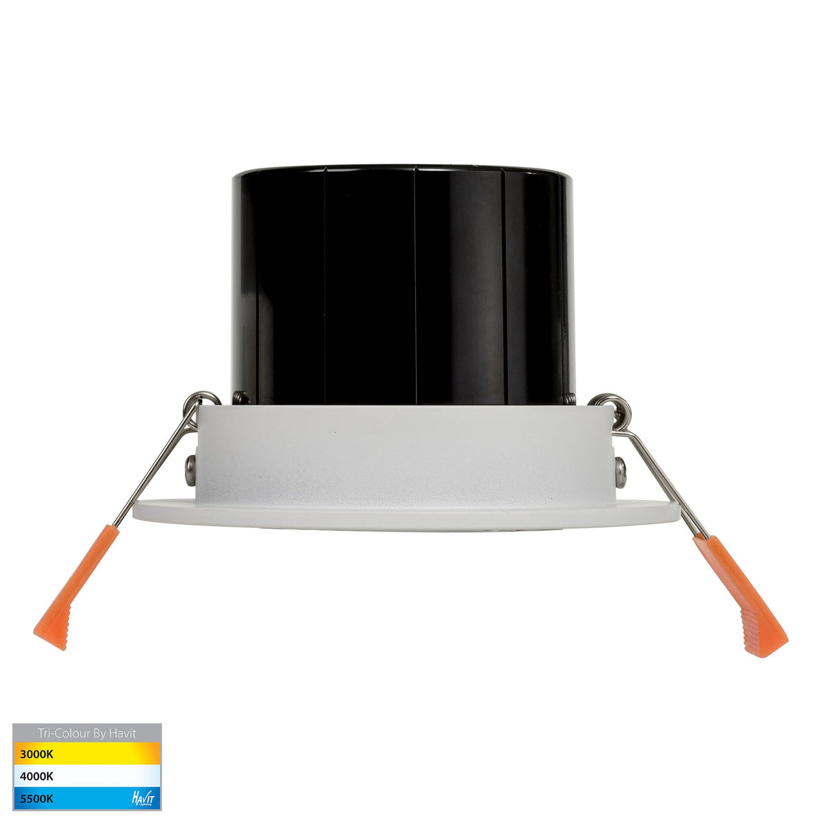 Prime 12w 90mm Gimbal Flush Recessed LED Downlight White