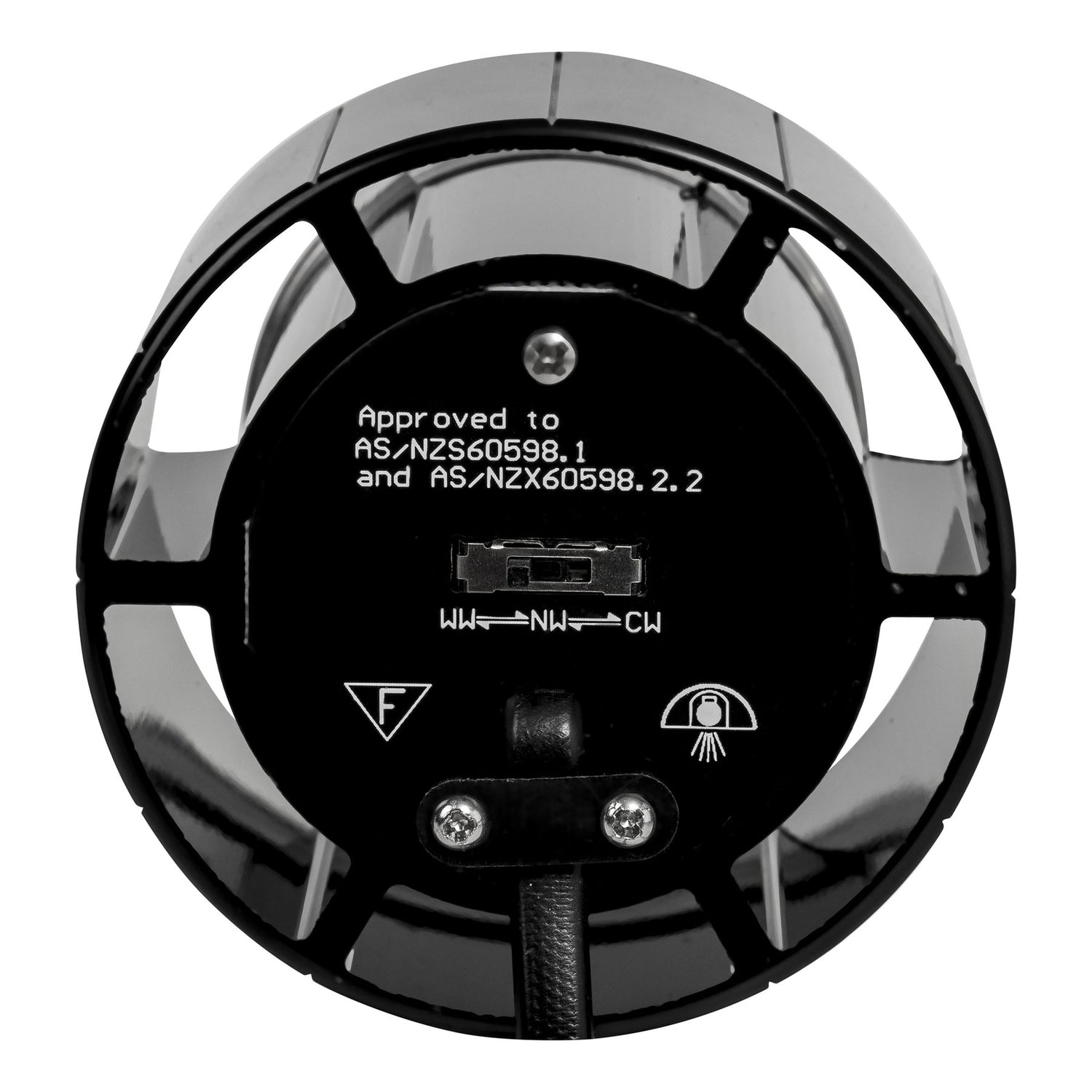 Prime 12w 90mm Gimbal Flush Recessed LED Downlight Black