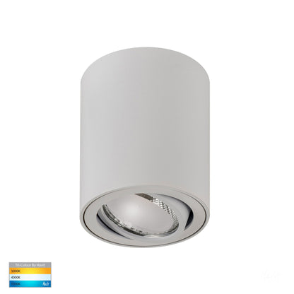 Nella 7w Adjustable White Tri-Colour LED Surface Mounted Downlight