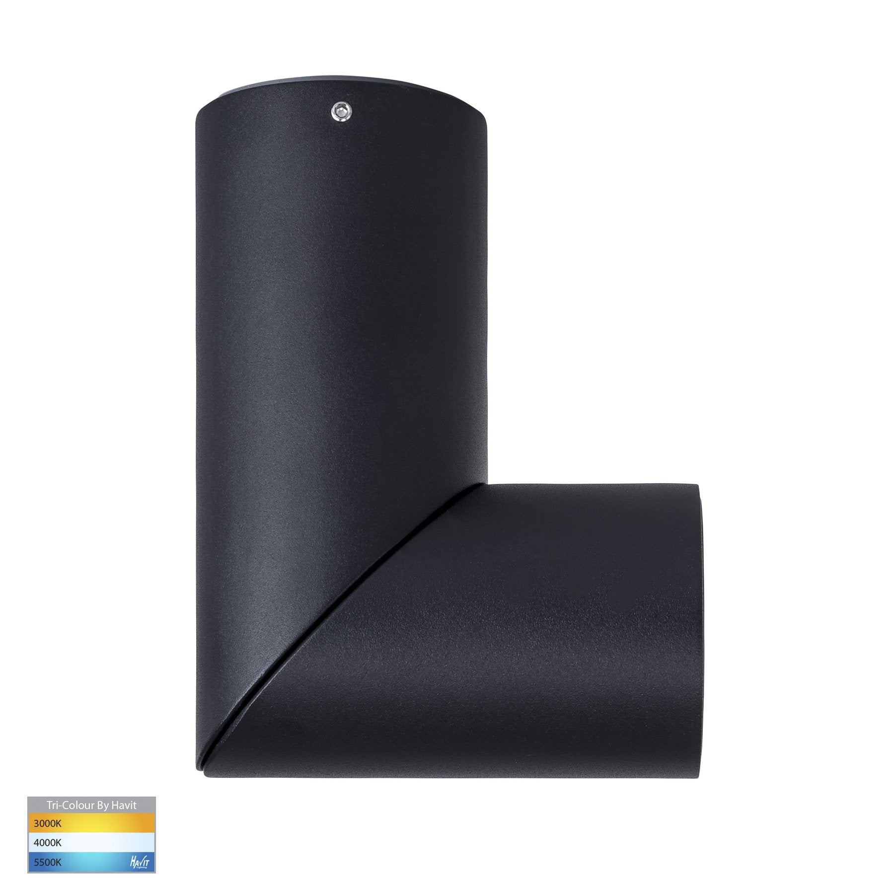 Nella 7w Rotatable Black Tri-Colour LED Surface Mounted Downlight