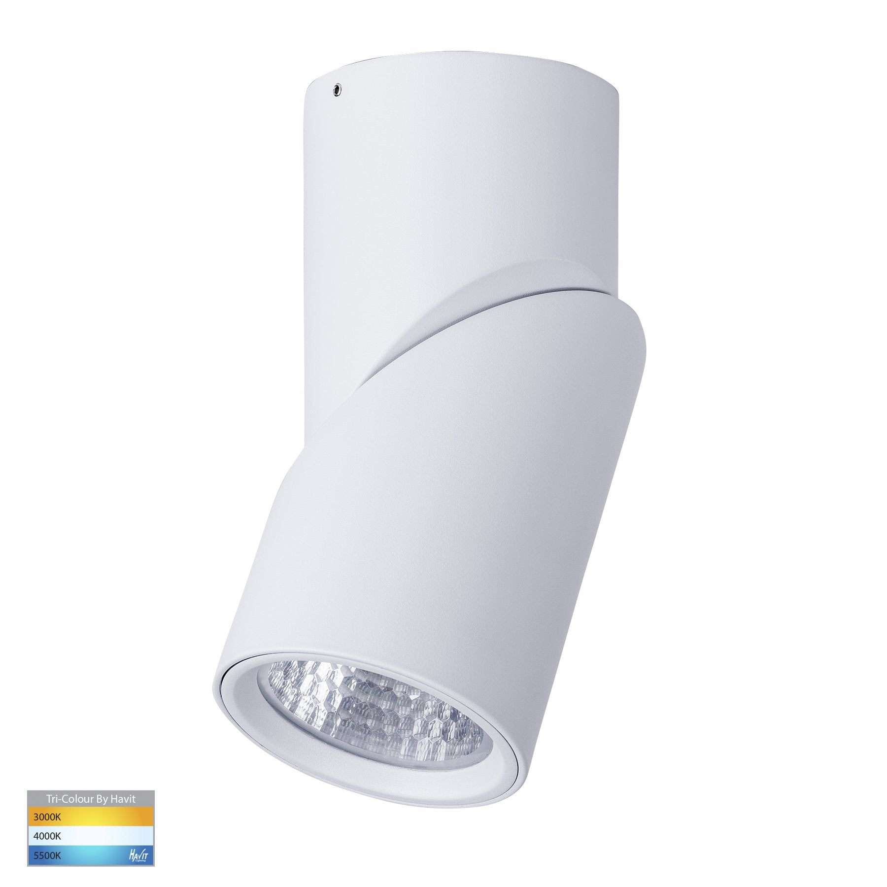 Nella 18w Rotatable White Tri-Colour LED Surface Mounted Downlight