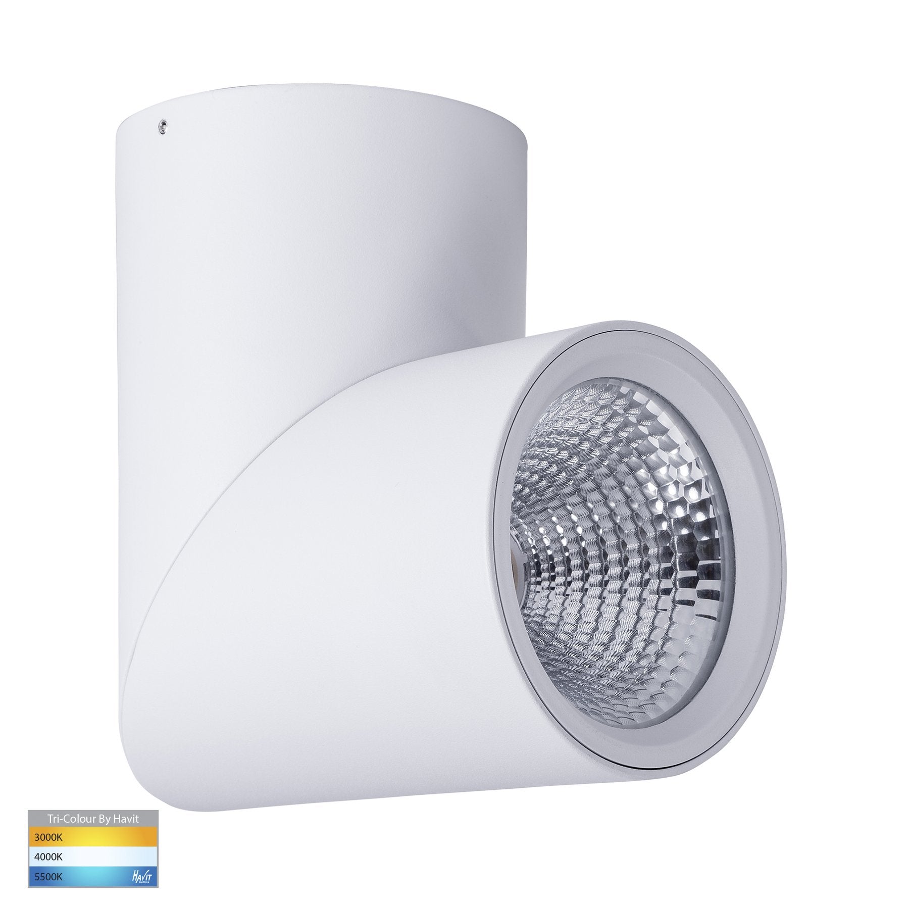 Nella 24w Rotatable White Tri-Colour LED Surface Mounted Downlight