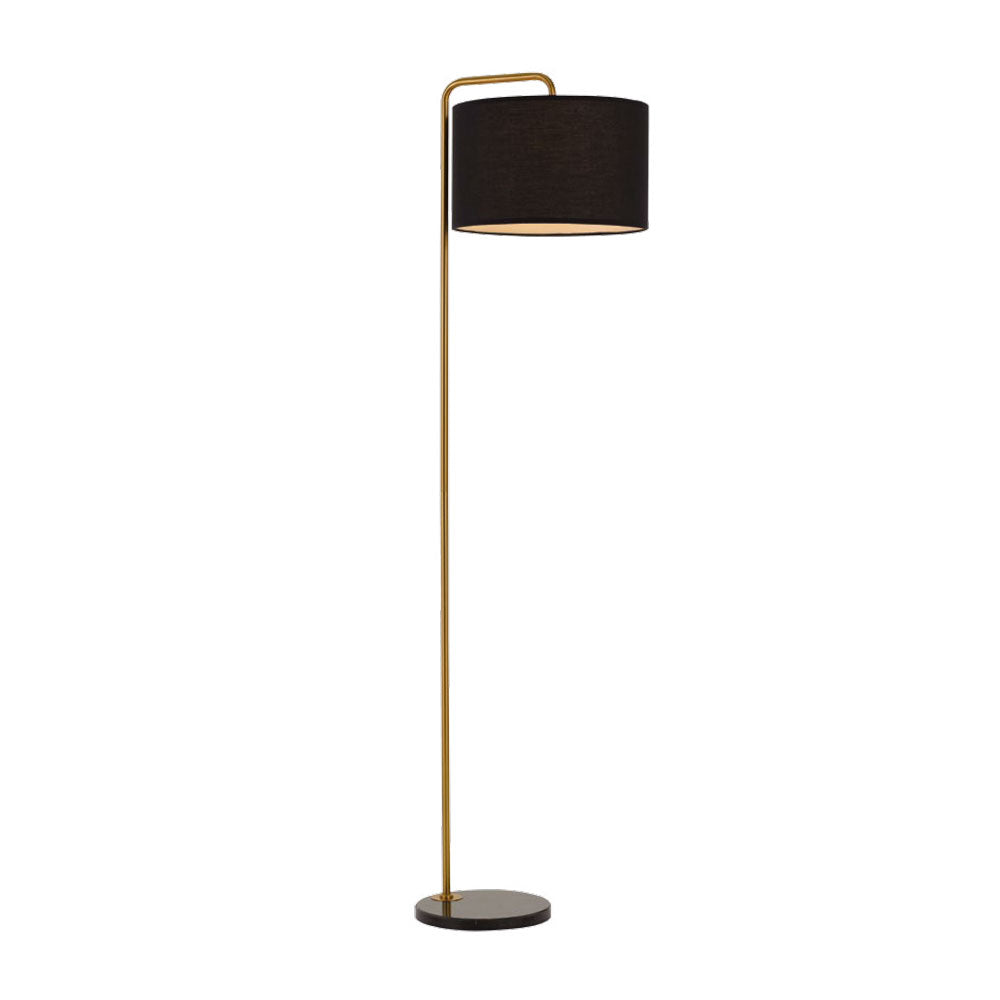 Ingrid Gold and Black Floor Lamp