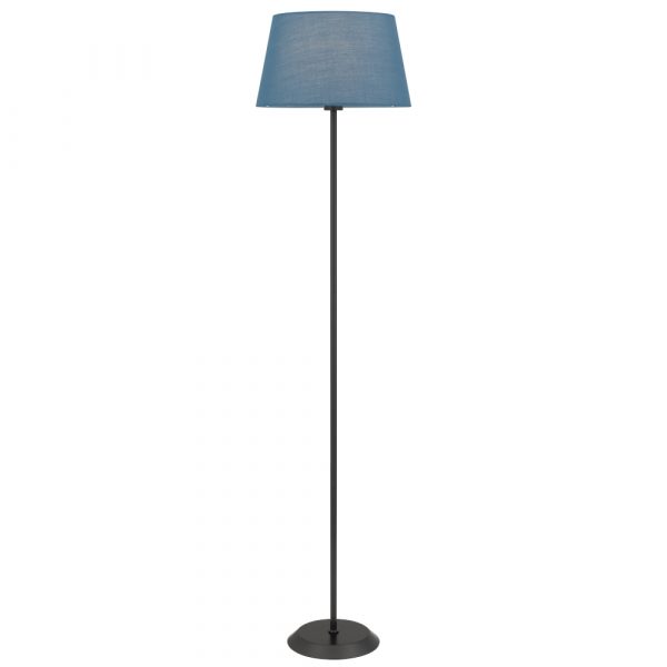 Jaxon Blue and Black Modern Floor Lamp