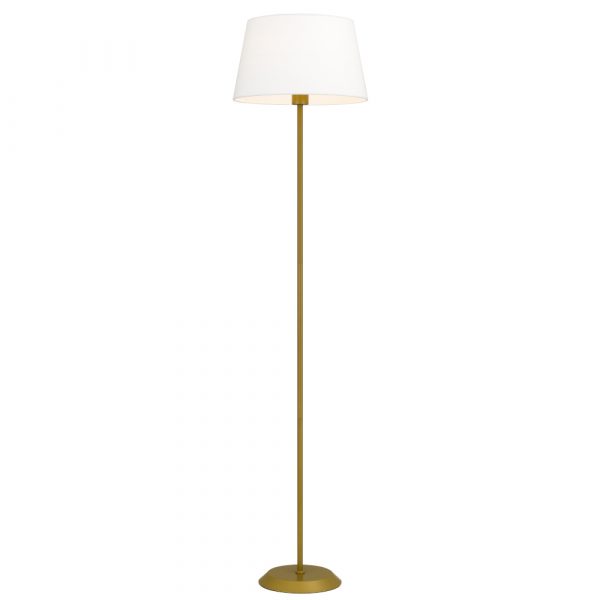Jaxon Gold and Ivory Modern Floor Lamp