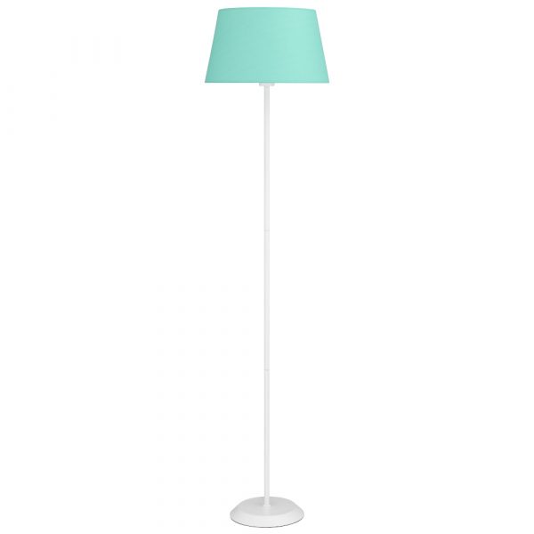 Jaxon White and Green Modern Floor Lamp