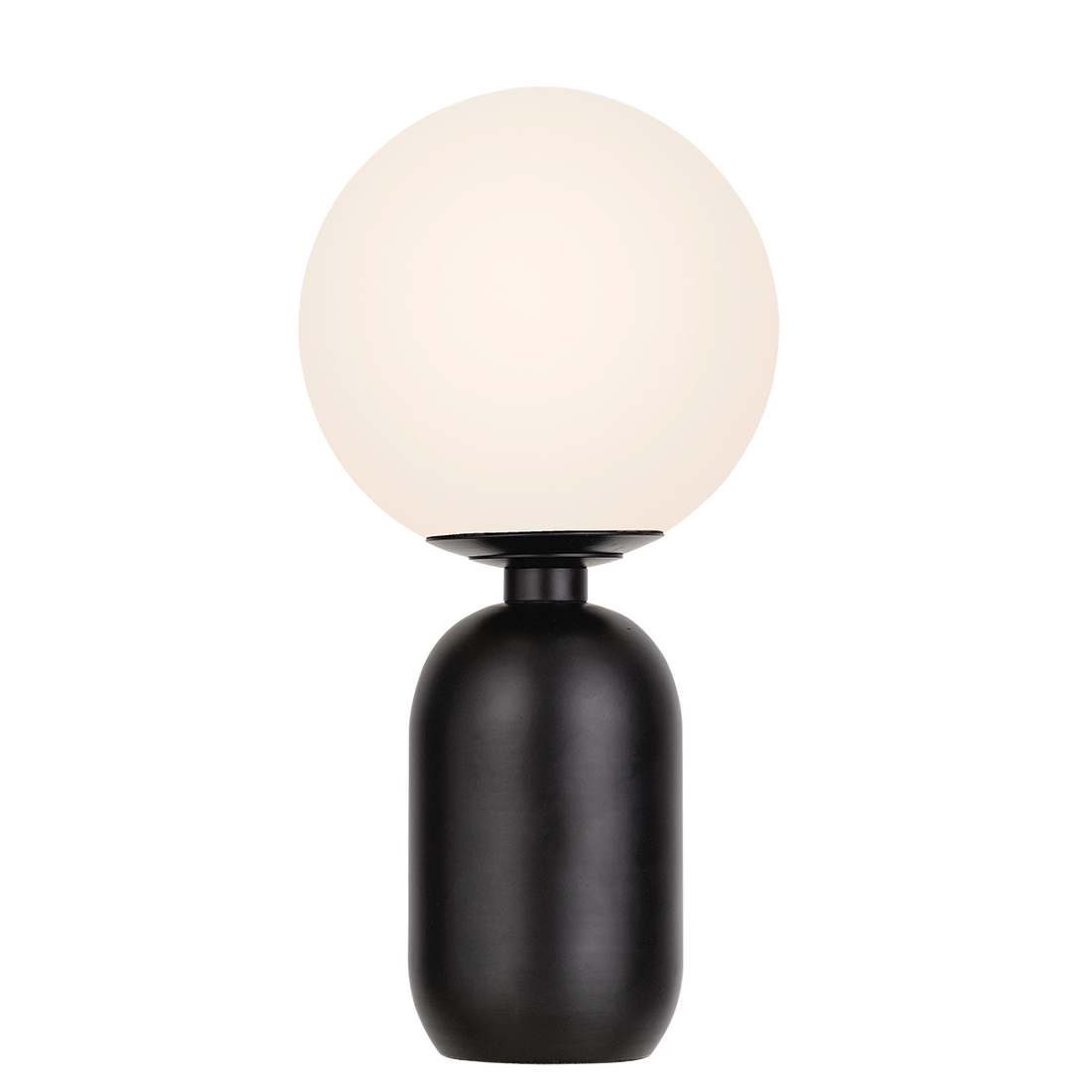 Kade Black and Opal Modern Table Lamp