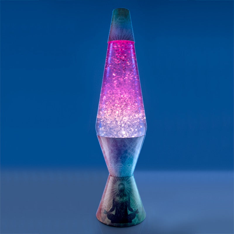 Lava shop lamp on