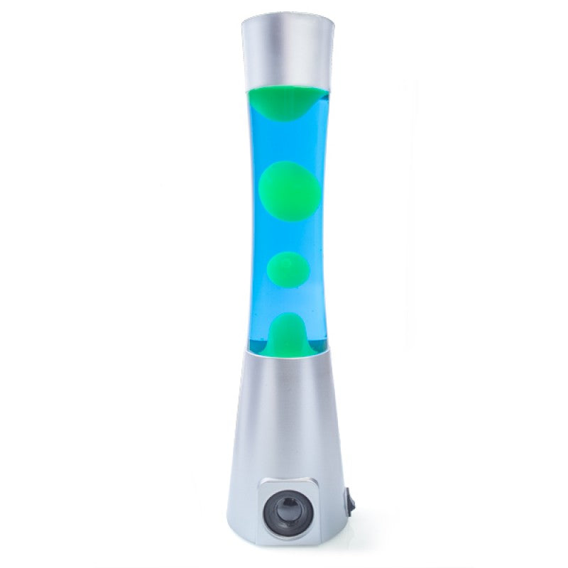 Yellow, Blue and Silver with Bluetooth Speaker Lava Lamp