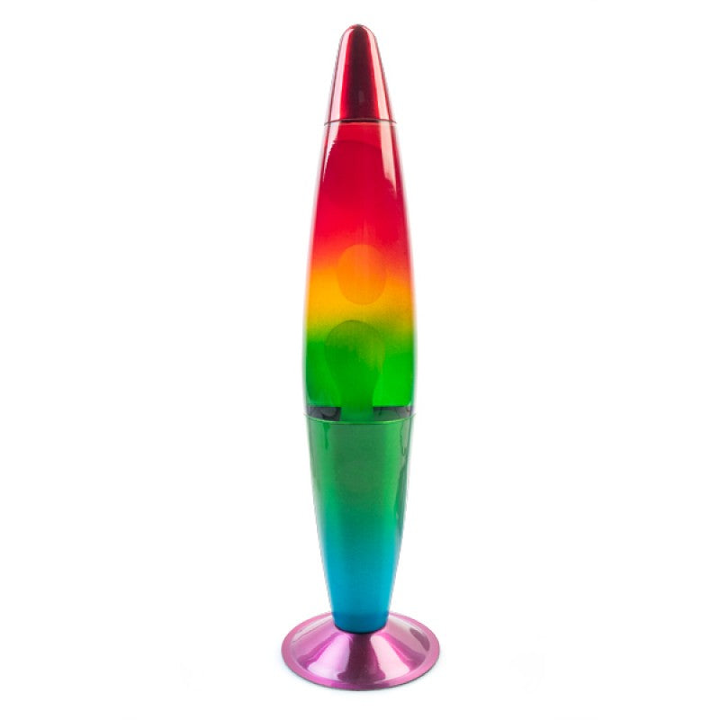 Rainbow Design Peace Lava Lamp