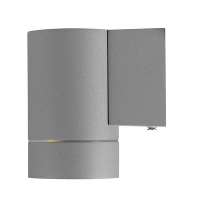 Kman Silver Downward Modern Exterior Wall Light