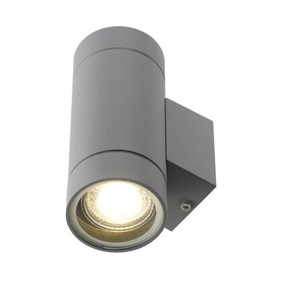 Kman Silver Up/Down Modern Exterior Wall Light