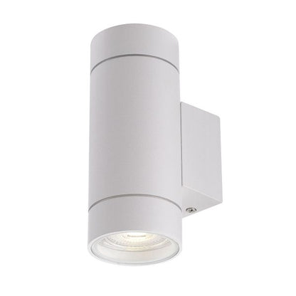 Kman White Up/Down Modern Exterior Wall Light