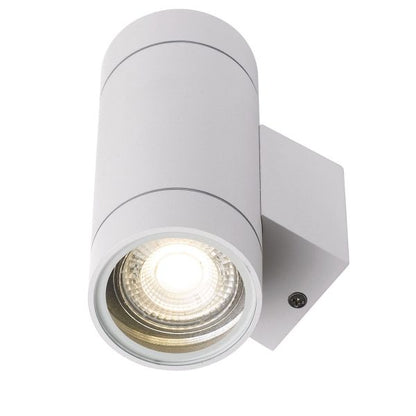 Kman White Up/Down Modern Exterior Wall Light