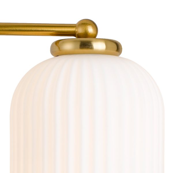 Lark Antique Gold and Opal Studio Table Lamp