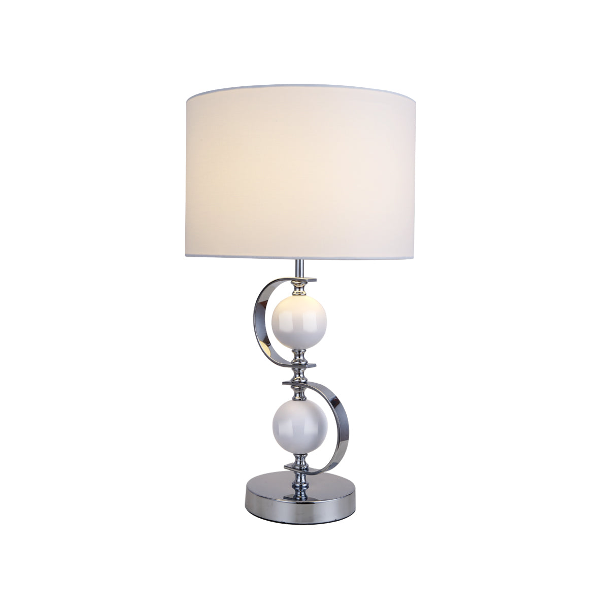Rialto White Modern Elegant Table Lamp