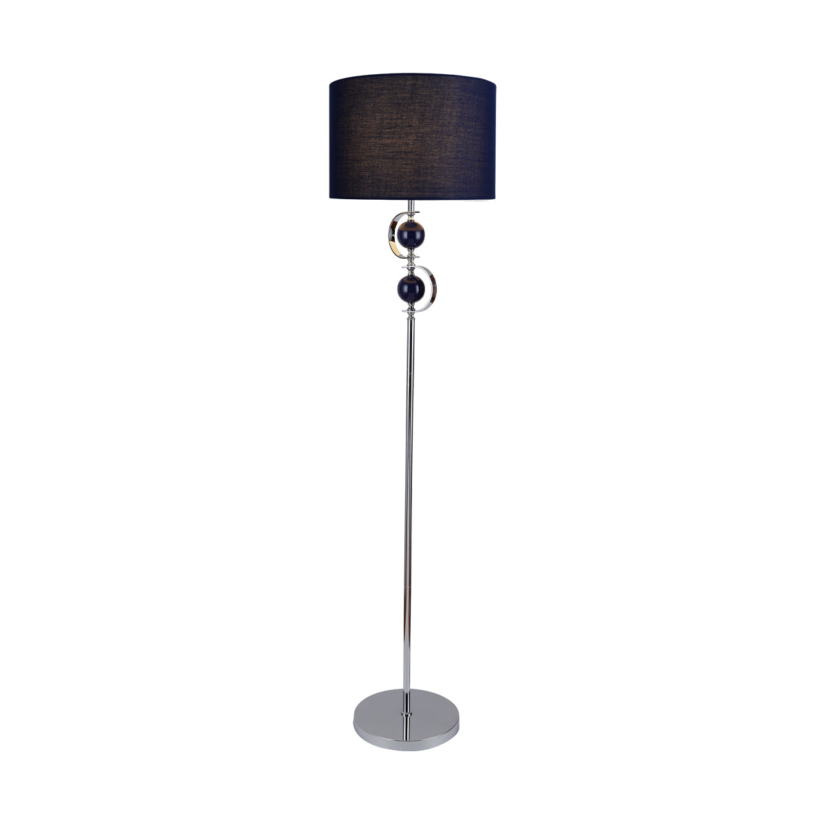Rialto Navy Blue Modern Elegant Floor Lamp