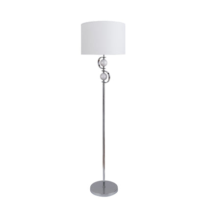 Rialto White Modern Elegant Floor Lamp
