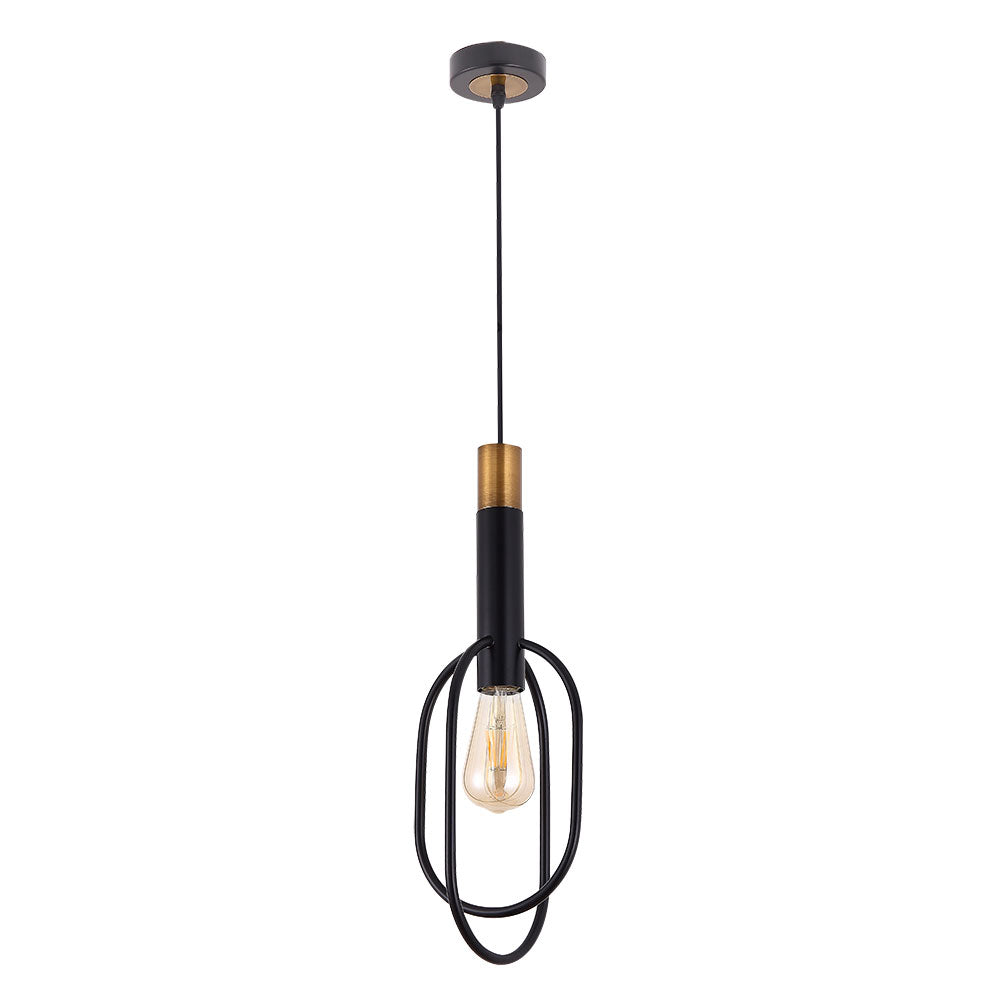 Marvin 1 Light Oval Overlap Frame Pendant