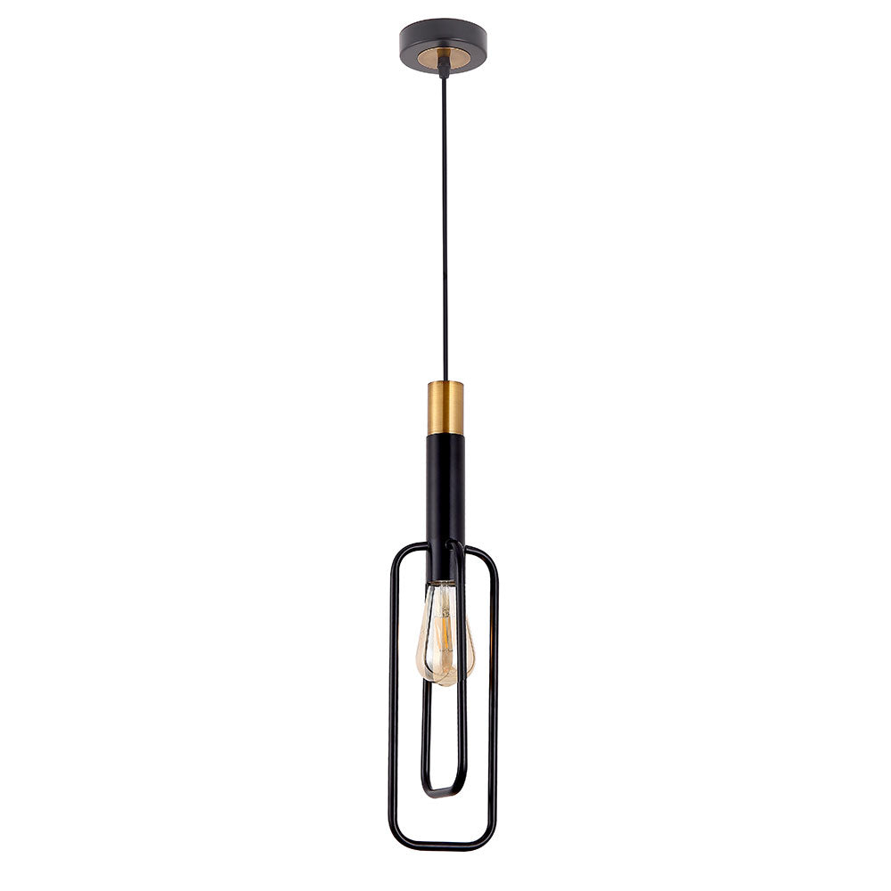 Marvin 1 Light Square Overlap Frame Pendant