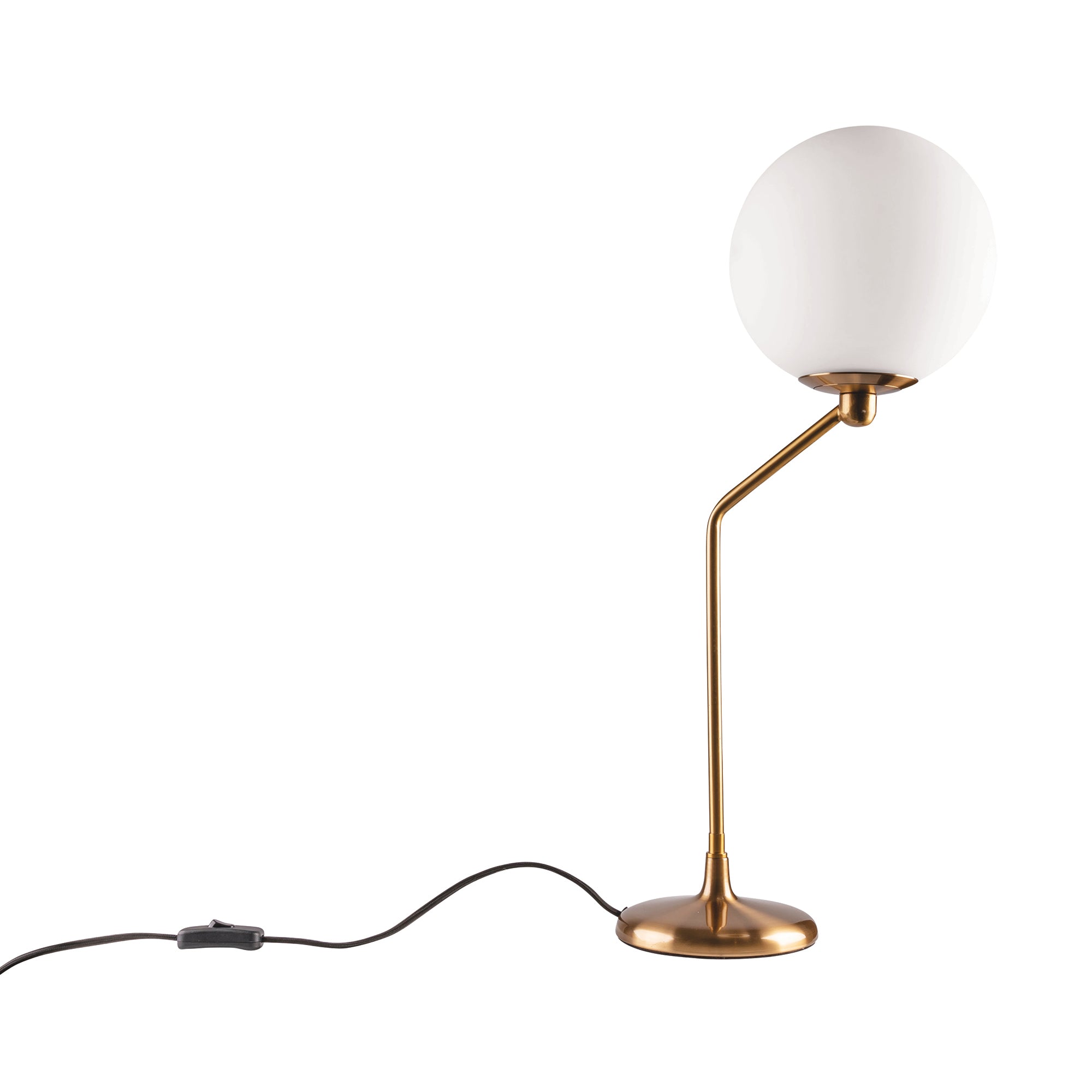 Marilyn Brushed Brass Modern Table Lamp