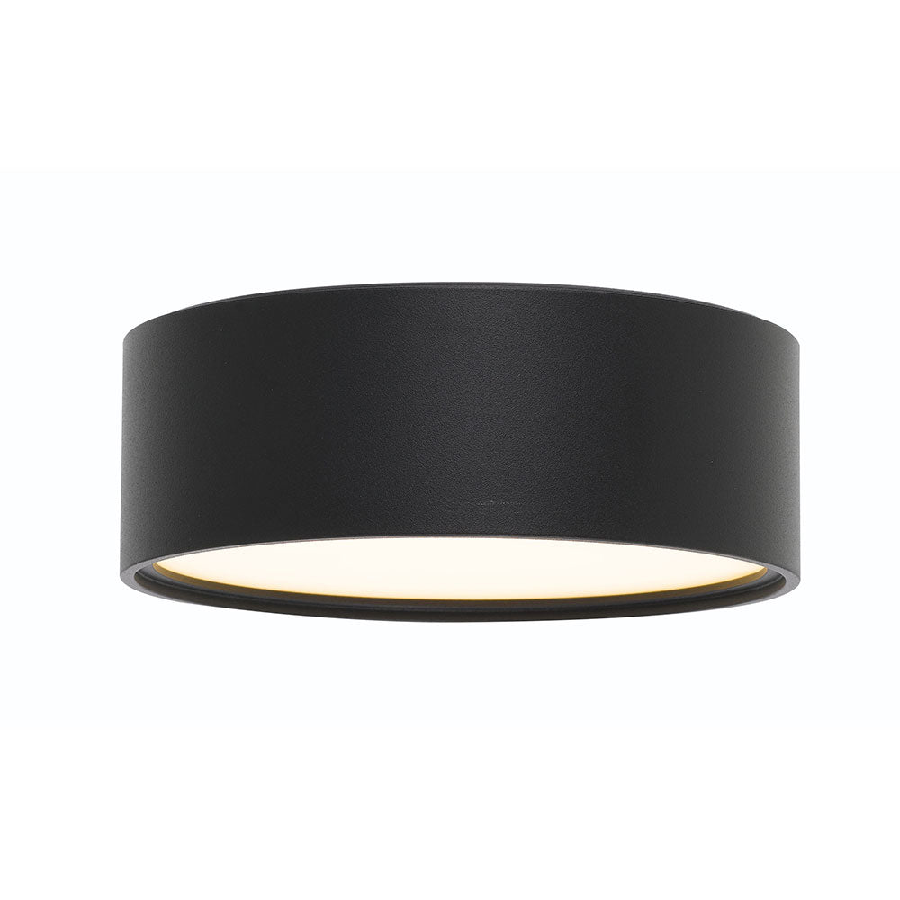 Nara 18w Black Tri Colour Dimmable Frame Puck LED Oyster