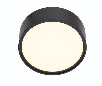 Nara 18w Black Tri Colour Dimmable Frame Puck LED Oyster