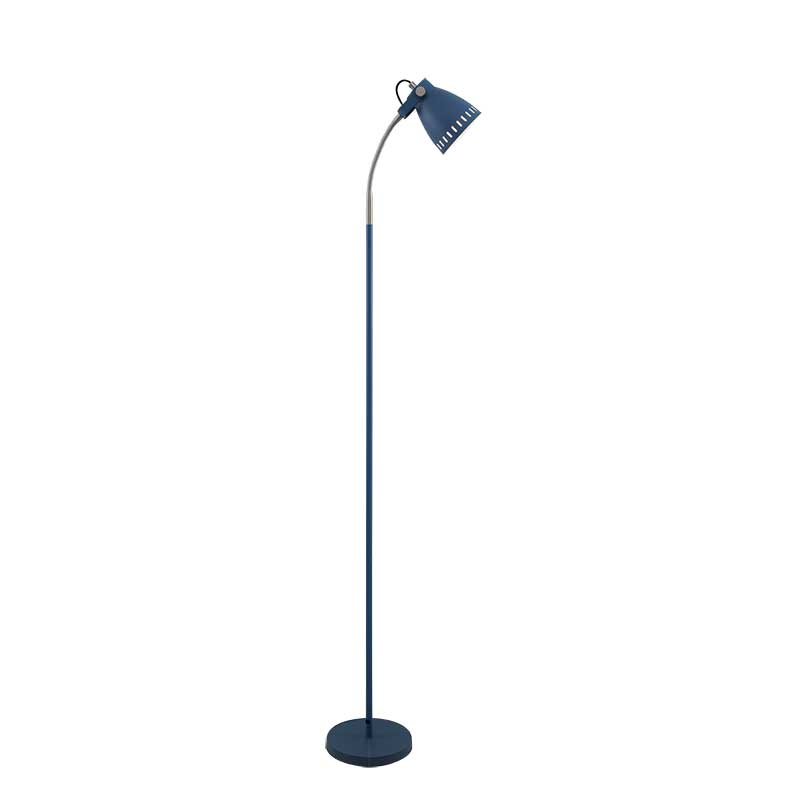 Nova Blue Adjustable Gooseneck Floor Lamp