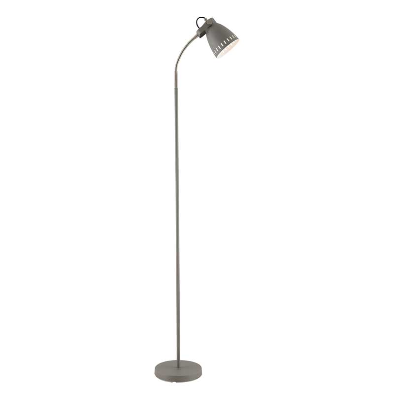 Nova Grey Adjustable Gooseneck Floor Lamp