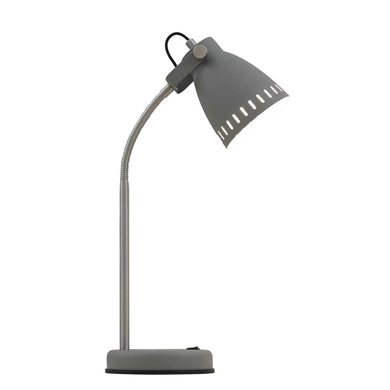Nova Grey Adjustable Gooseneck Table Lamp