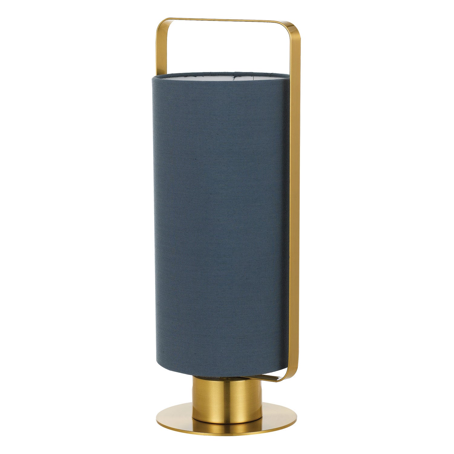Orwel Blue and Antique Gold Modern Table Lamp