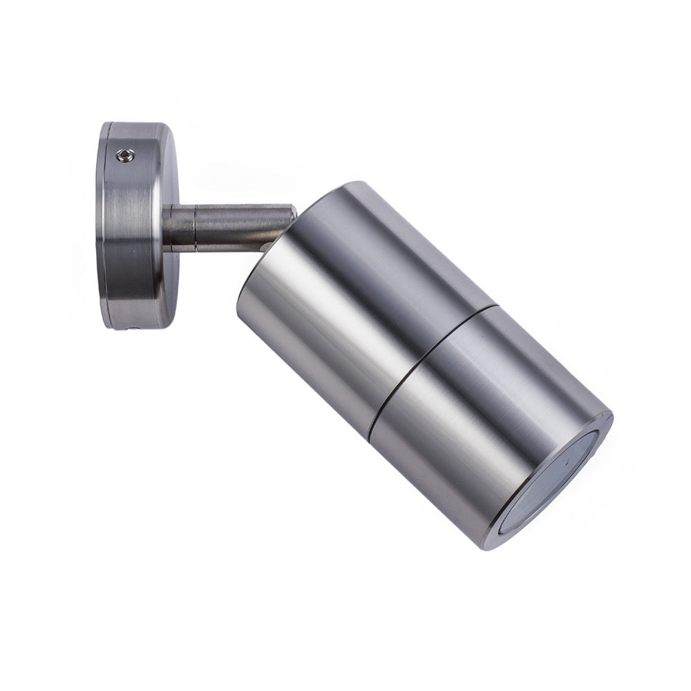 1 Light Titanium Adjustable Cylinder Wall Light