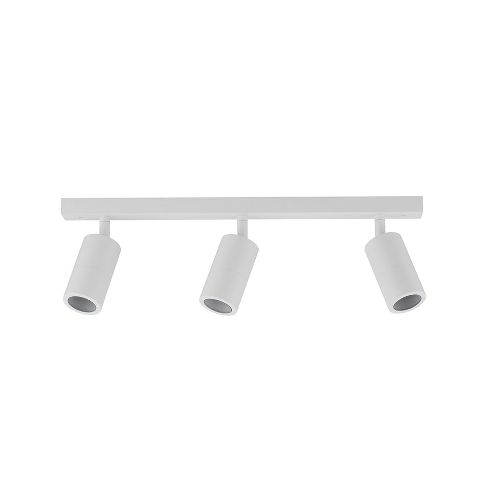 3 Light Bar White Adjustable Cylinder Wall Light