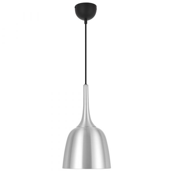 Polk 20 Aluminium with Black Modern Pendant