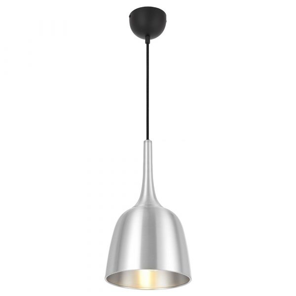 Polk 20 Aluminium with Black Modern Pendant