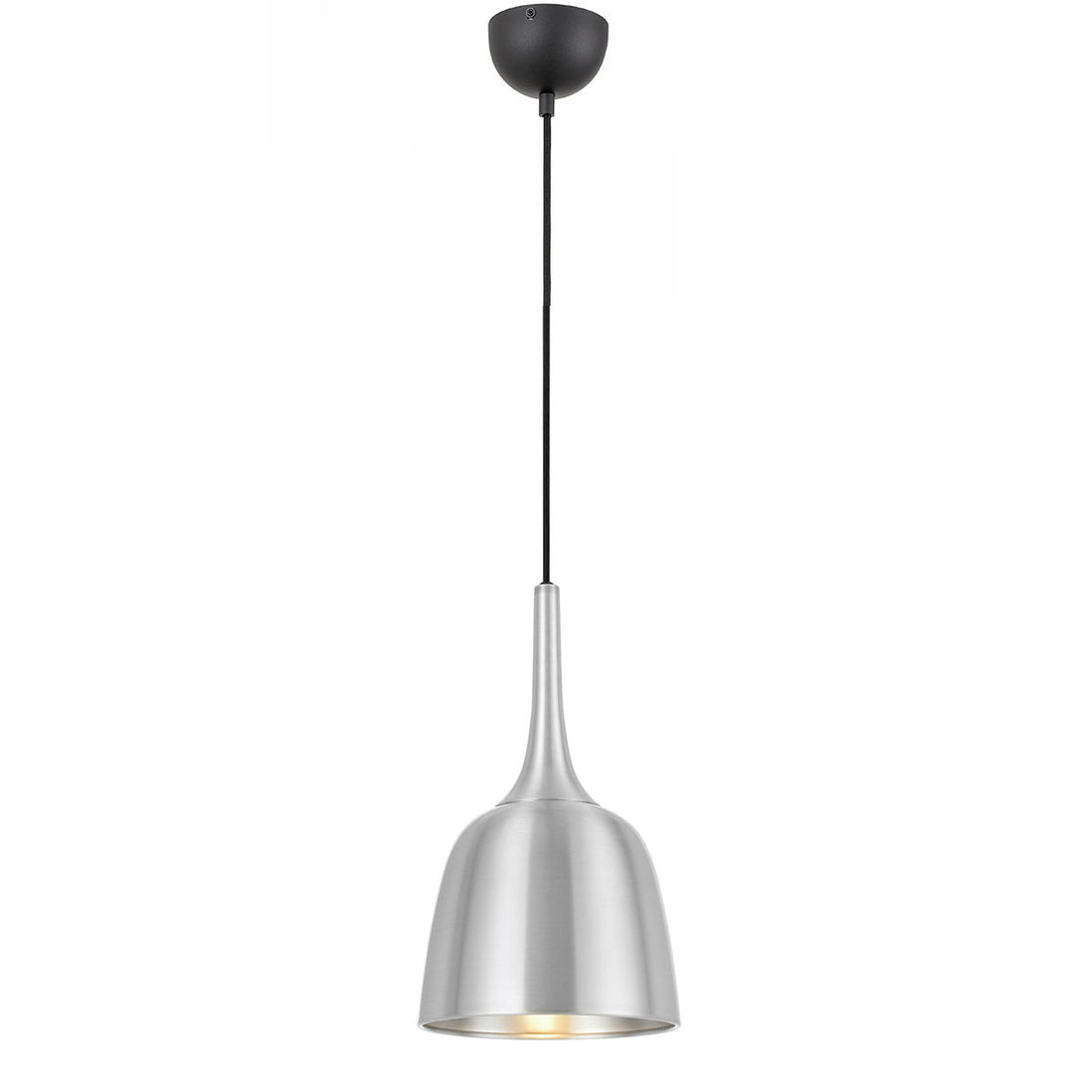 Polk 20 Aluminium with Black Modern Pendant