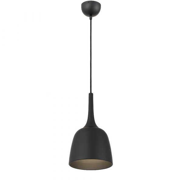 Polk 20 Black with Black Modern Pendant