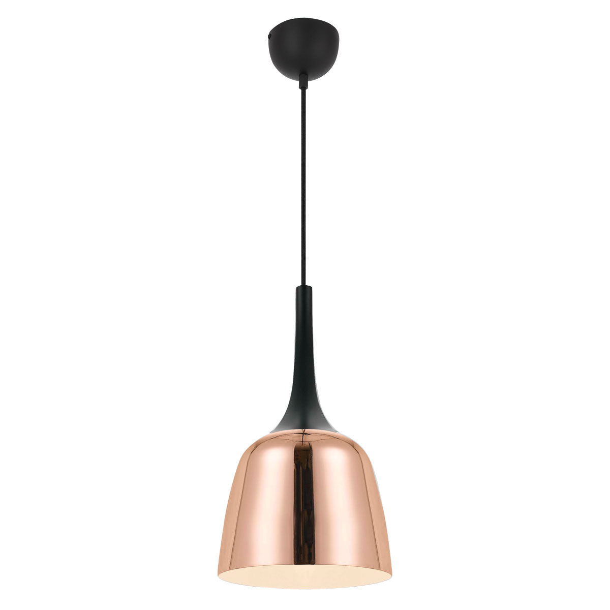 Polk 20 Copper and Black Modern Pendant