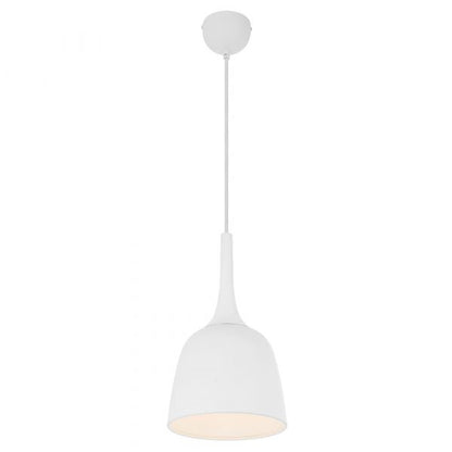 Polk 20 White with White Modern Pendant