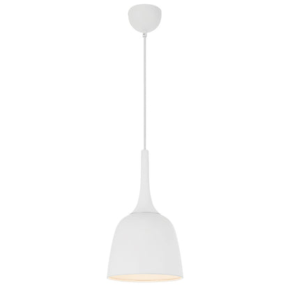 Polk 20 White with White Modern Pendant