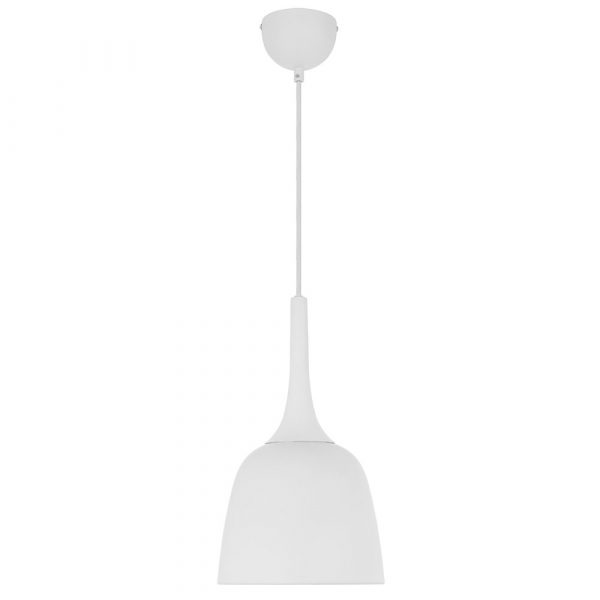 Polk 20 White with White Modern Pendant