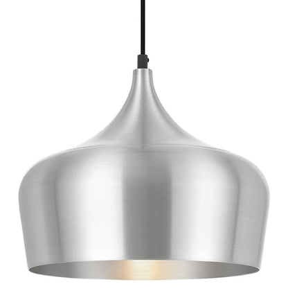 Polk 30 Aluminium with Black Modern Pendant